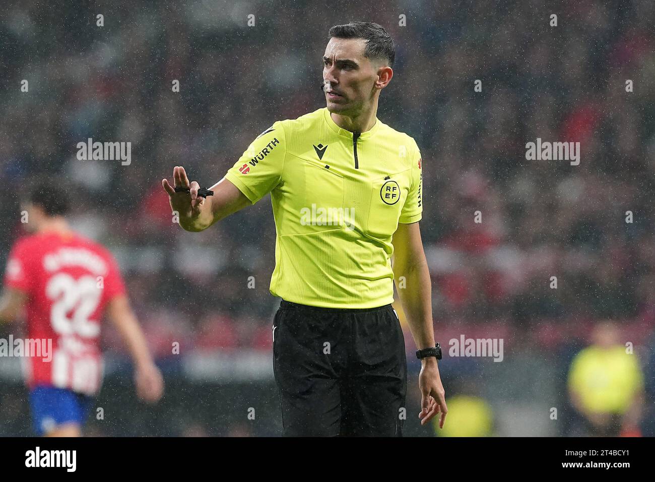 Madrid Spain 29th Oct 2023 Spanish Referee Alejandro Muniz Ruiz Madrid Spain 29th Oct 2023 Spanish Referee Alejandro Muniz Ruiz