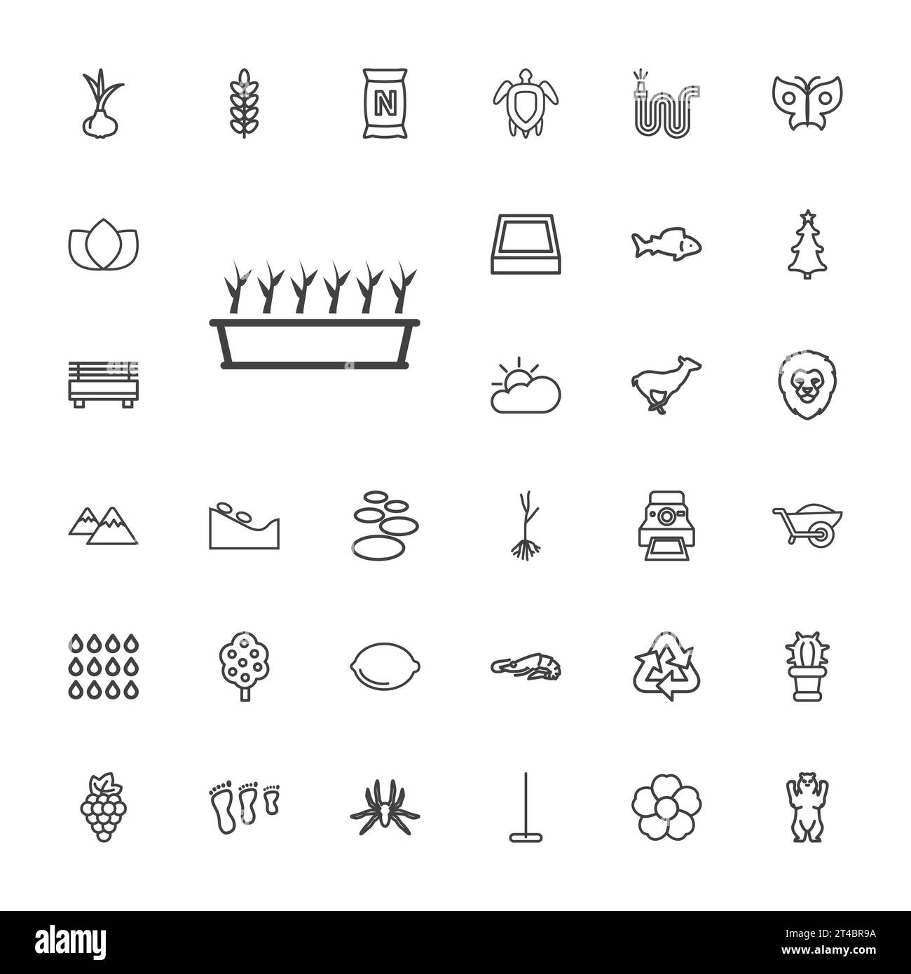 33-nature-icons-royalty-free-vector-image-stock-vector-image-art-alamy