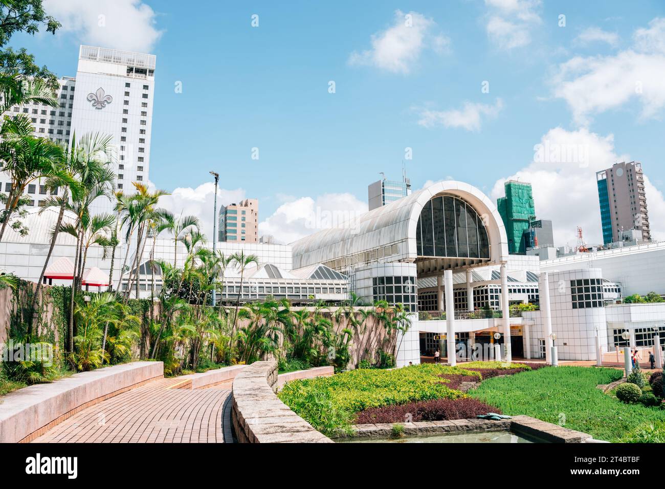 Hong Kong - September 17, 2023 : Tsim Sha Tsui Kowloon Park Sports Centre Stock Photo
