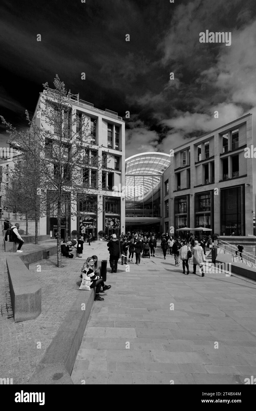 View over the St James Quarter, Edinburgh city, Scotland, UK Stock Photo