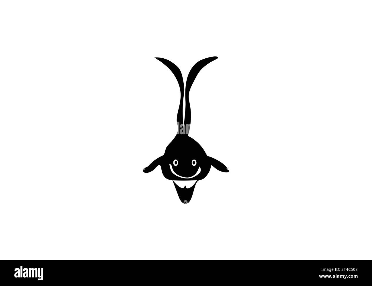 Banjo Catfish minimal style icon illustration design Stock Vector