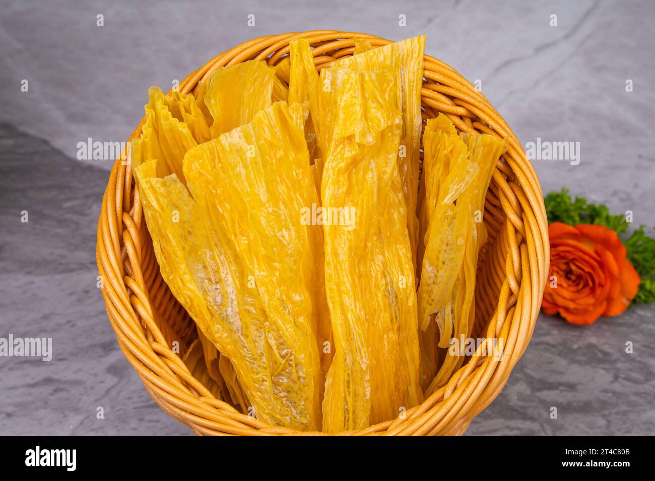 Beancurd Rolls（tofu skin） for hot pot,yakiniku, sukiyaki and shabu used Stock Photo Alamy