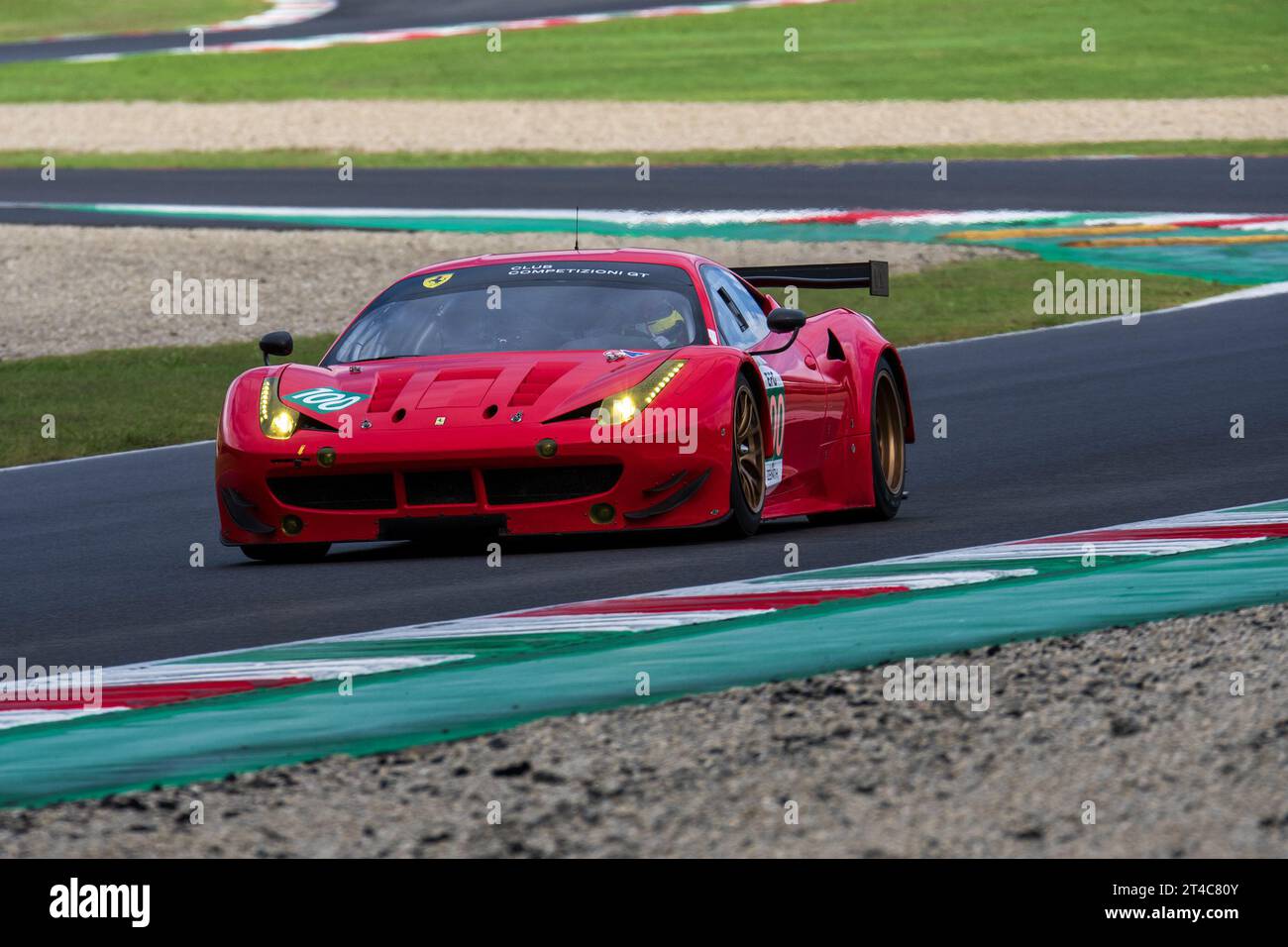 Mugello, Italy. 28th Oct, 2023. Ferrari 458 GT3 during Ferrari World Finals 2023, Ferrari Challenge Cup race in Mugello, Italy, October 28 2023 Credit: Independent Photo Agency/Alamy Live News Stock Photo
