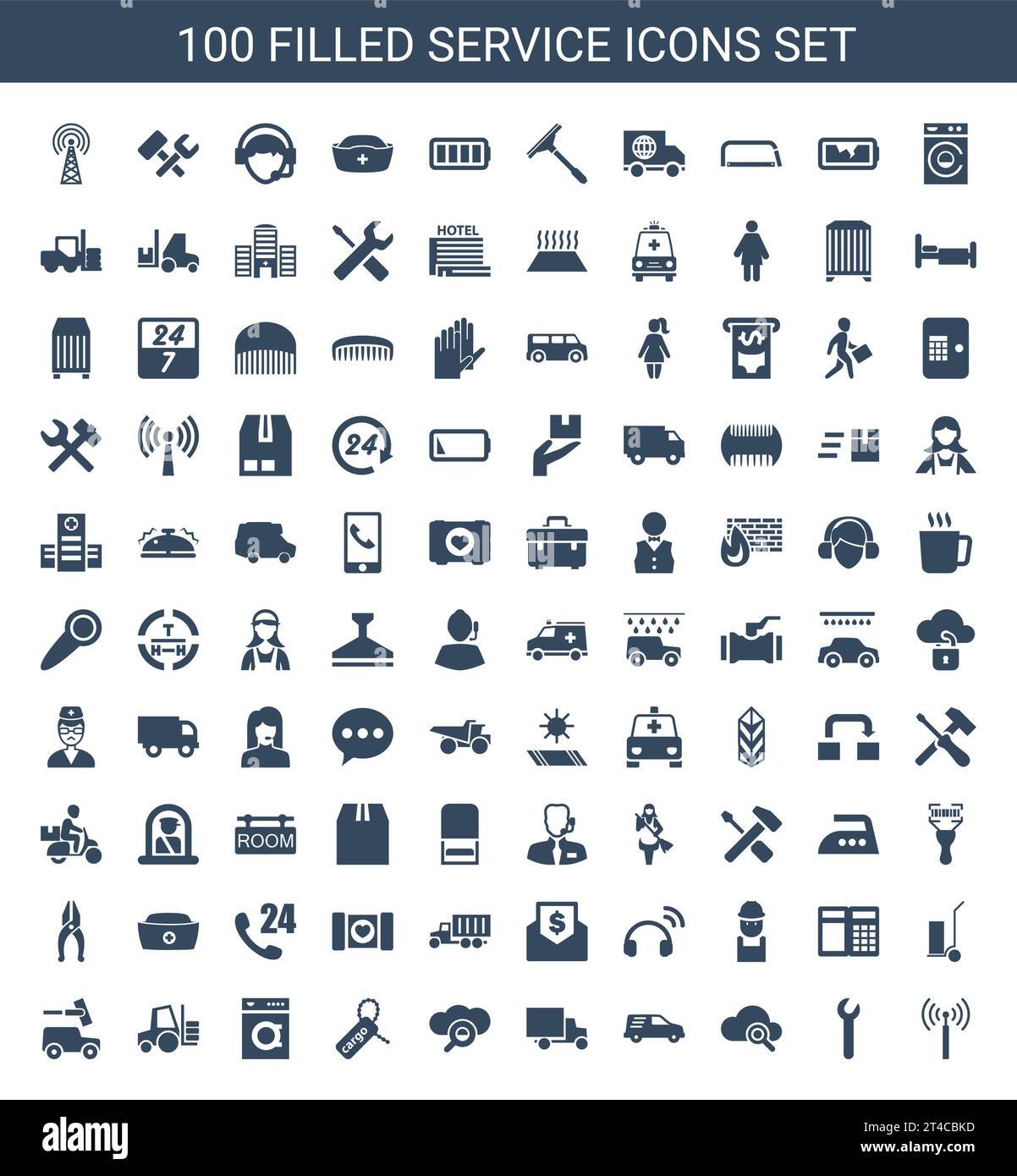 100 service Stock Vector Images - Alamy
