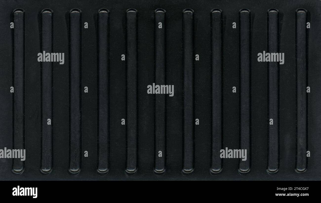 black plastic texture useful as a background Stock Photo