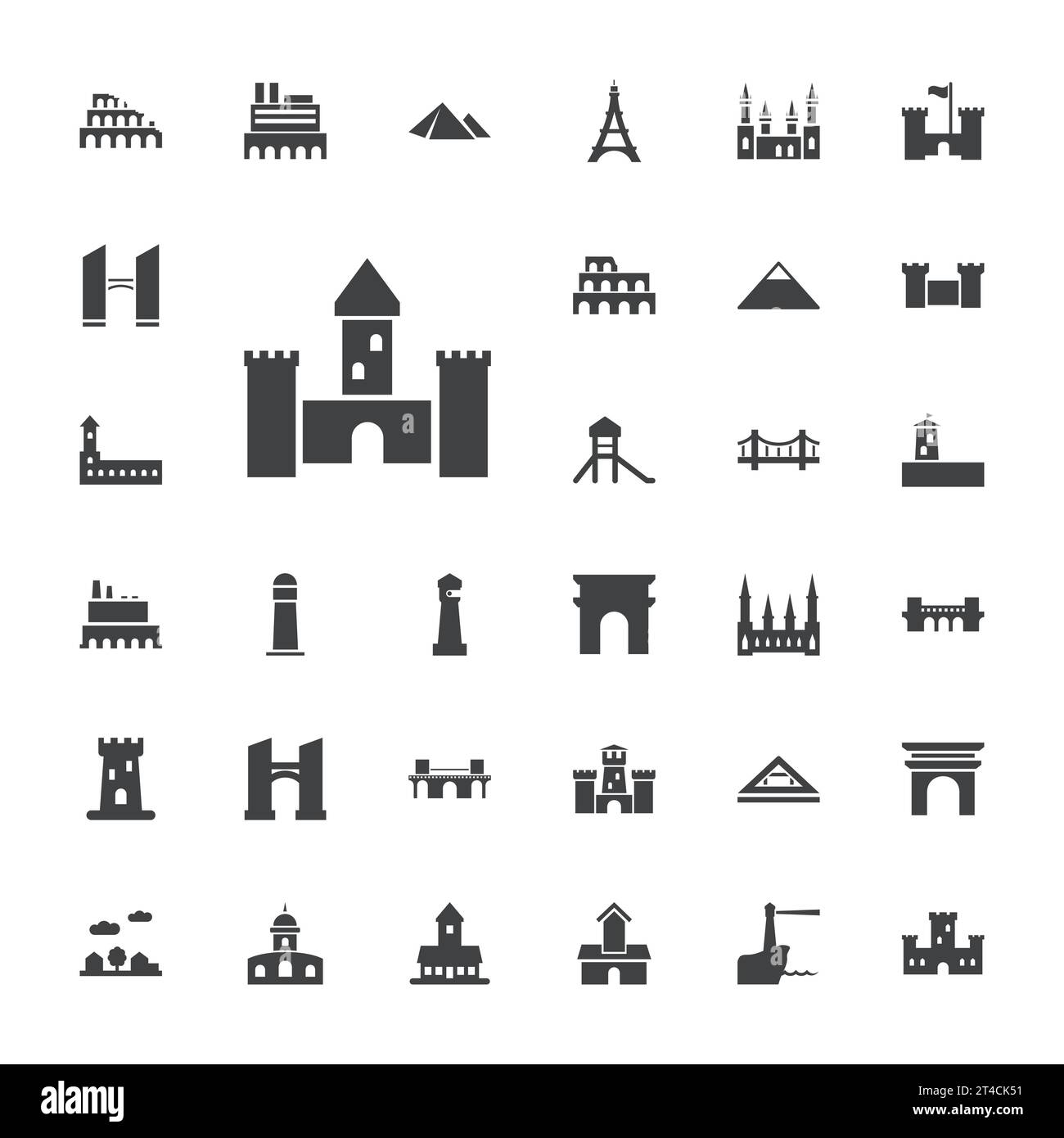 landmark-icons-royalty-free-vector-image-stock-vector-image-art-alamy