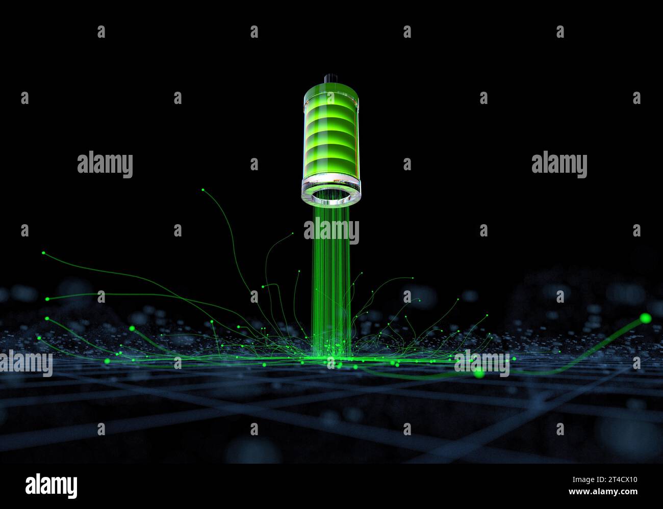 New energy super battery stores energy Stock Photo Alamy