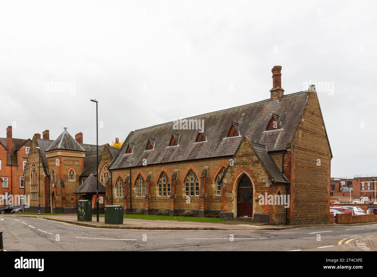 The former St Giles junior school Northampton in 2023 Stock Photo