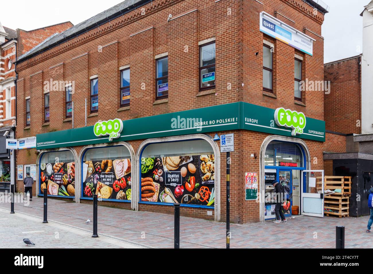 A Polish store in Northampton in 2023 Stock Photo