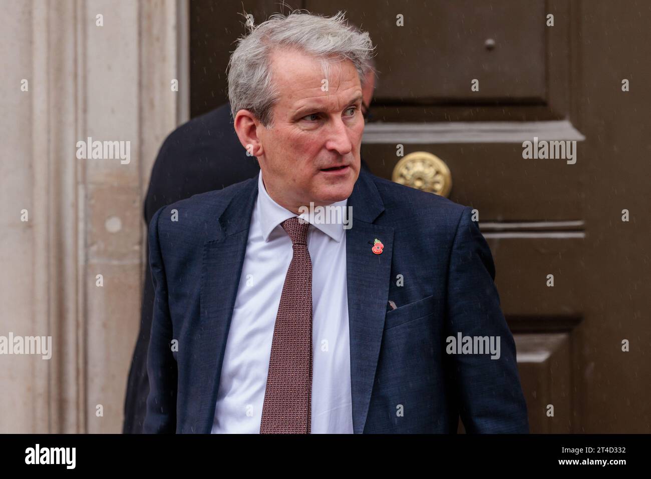 Cabinet Office, London, UK. 30th October 2023.  Damian Hinds, Minister of State for Prisons, Parole and Probation, leaving the Cabinet Office following an emergency Cobra meeting with UK Prime Minister, Rishi Sunak, police and national security officials. Photo by Amanda Rose/Alamy Live News Stock Photo