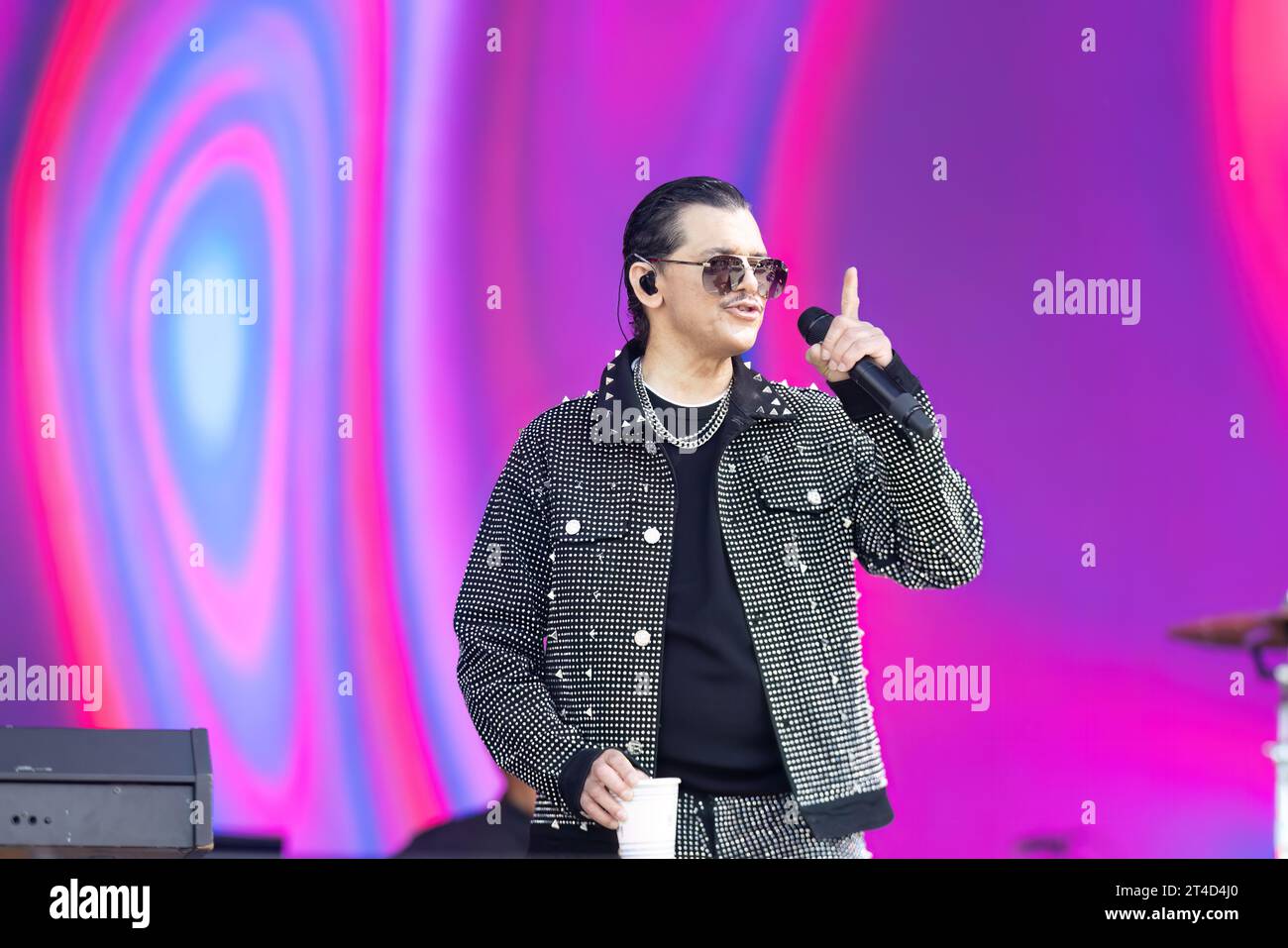 Atlanta, United States. 29th Oct, 2023. El Debarge performs on the ONE Musicfest Stage during the One Musicfest held in Piedmont Park in Atlanta, Georgia on Oct. 29th, 2023. (Photo by Jay Wiggins/Sipa USA) Credit: Sipa USA/Alamy Live News Stock Photo