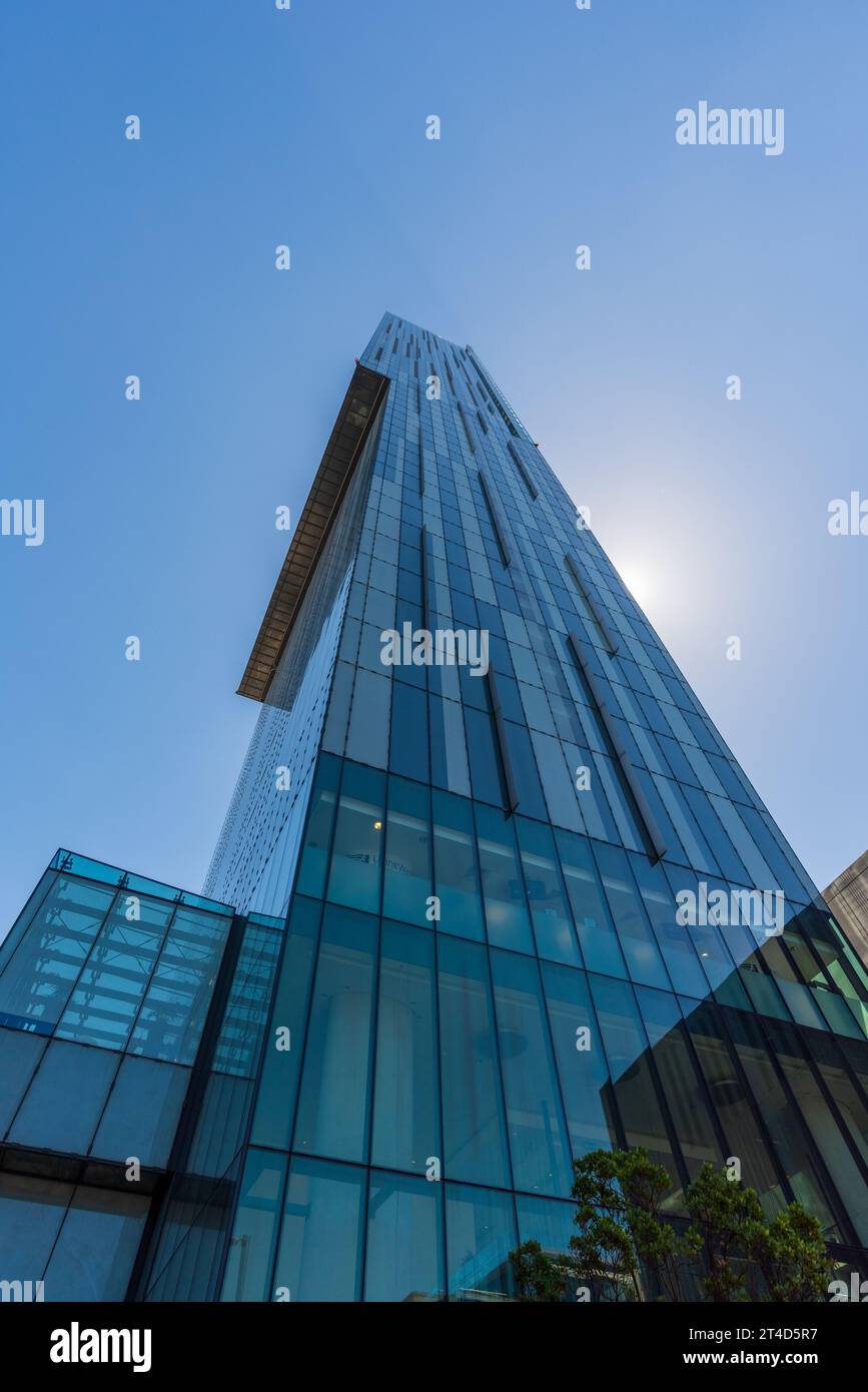 Modern buildings in Manchester Stock Photo