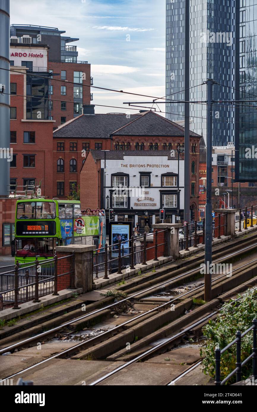 The Britons Protection public house in Manchester. Stock Photo