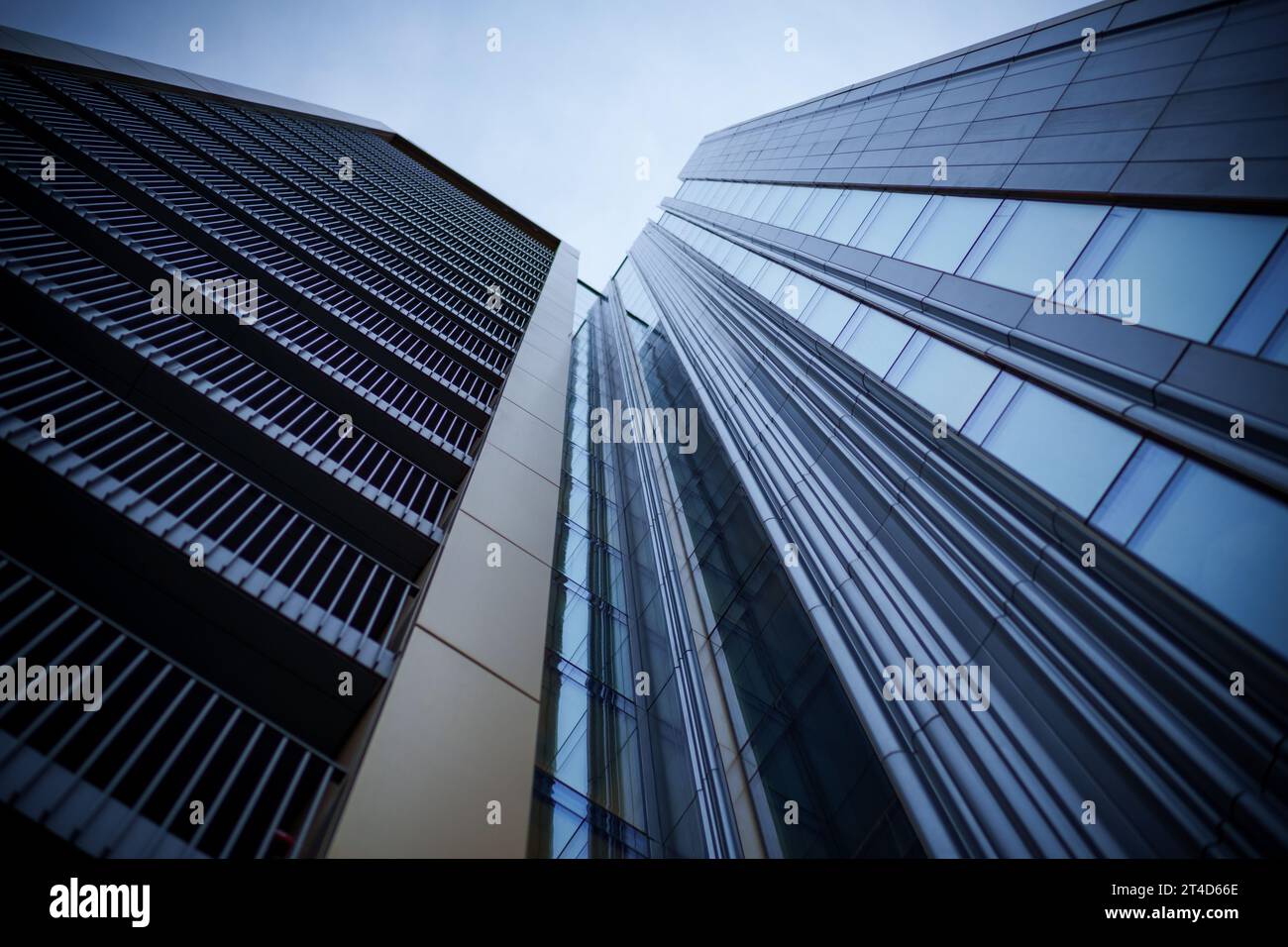 Modern buildings in Manchester Stock Photo