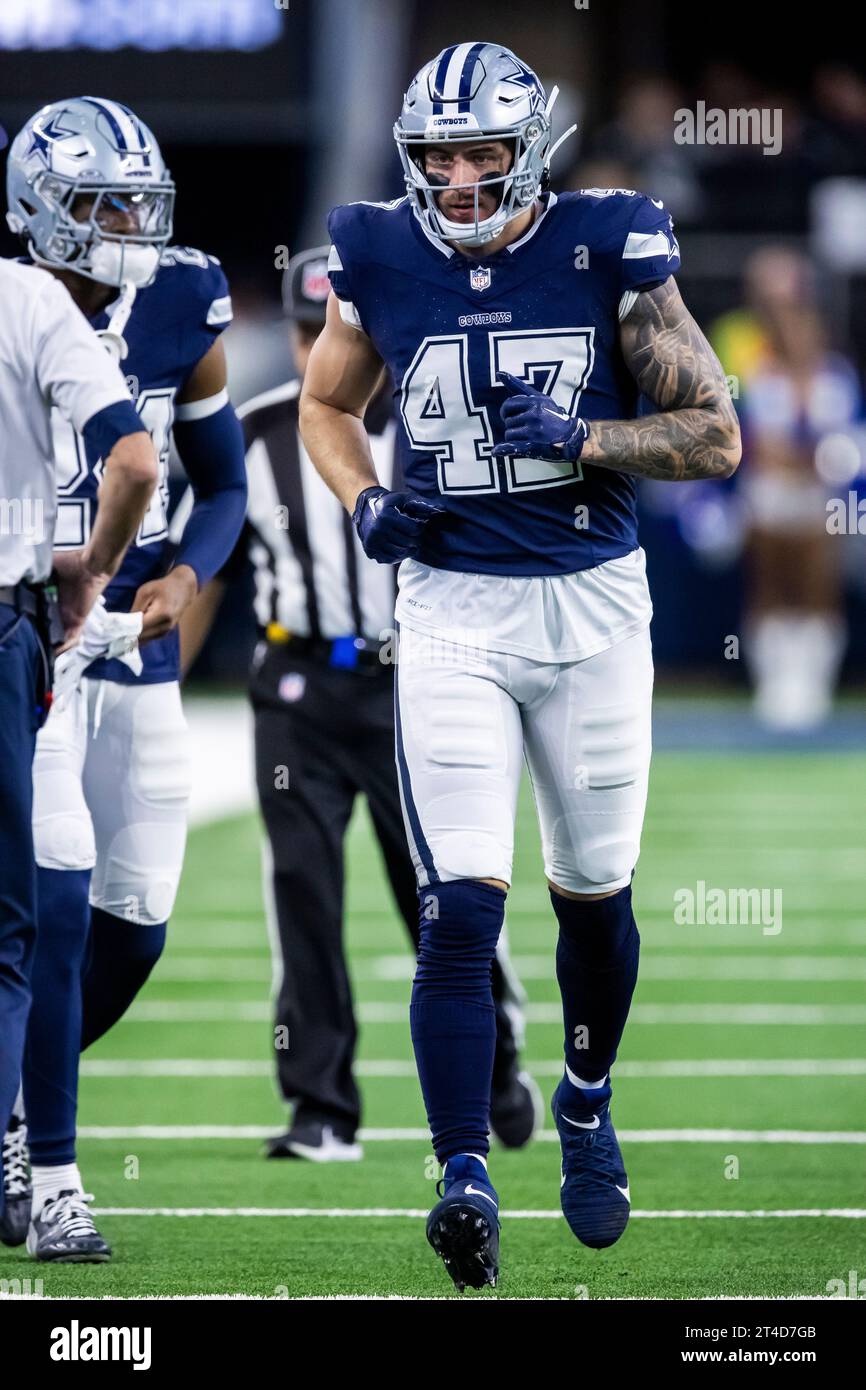 Dallas Cowboys tight end Eric Saubert (47) is seen during an NFL ...