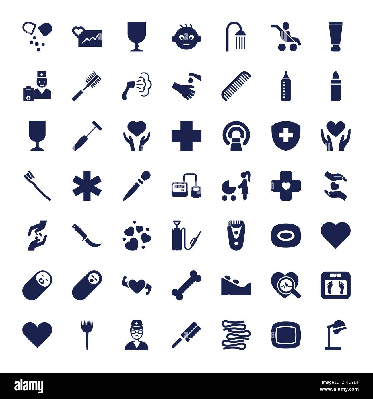 49 care icons Royalty Free Vector Image Stock Vector Image & Art Alamy