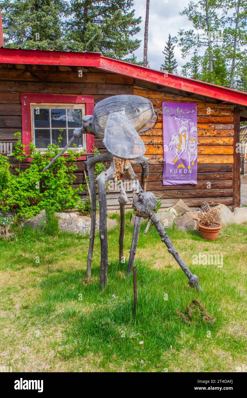 Moose Creek Lodge, a roadhouse on the North Klondike highway in the