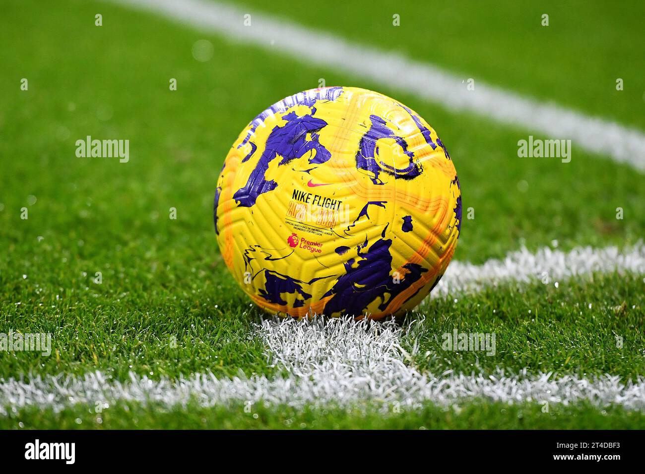 The Nike Flight match ball AFC Bournemouth v Burnley Premier League Vitality Stadium Bournemouth UK 28th October 2023 Editorial Use Only DataCo restrictions apply Stock Photo Alamy
