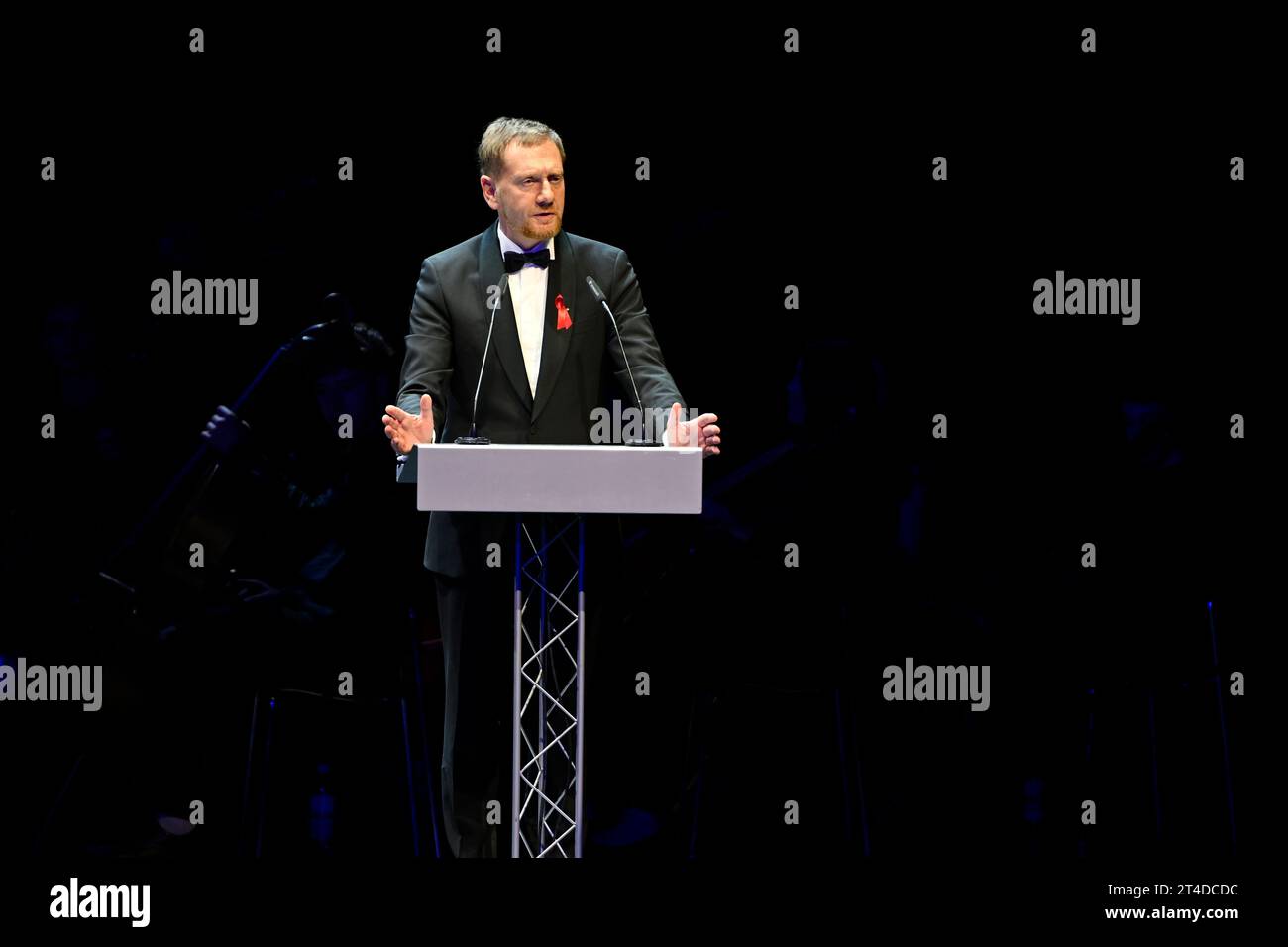Ministerpräsident Michael Kretschmer bei der 15. Hope Gala 2023 im Schauspielhaus. Dresden, 28.10.2023 Stock Photo