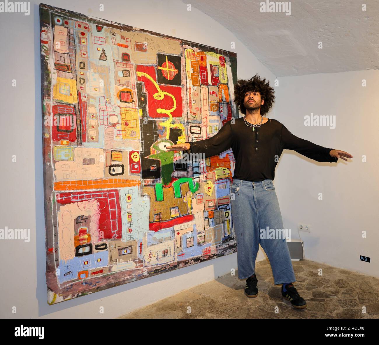 Noah Becker Vernissage SHAKING THE RUST OFF in Palma de Mallorca am 28. ...