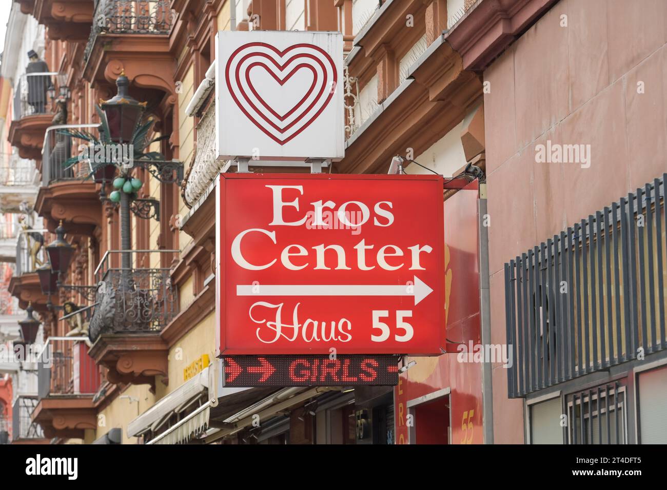 ErosCenter 55, Elbestraße, Bahnhofsviertel, Frankfurt, Hessen, Deutschland Stock Photo Alamy