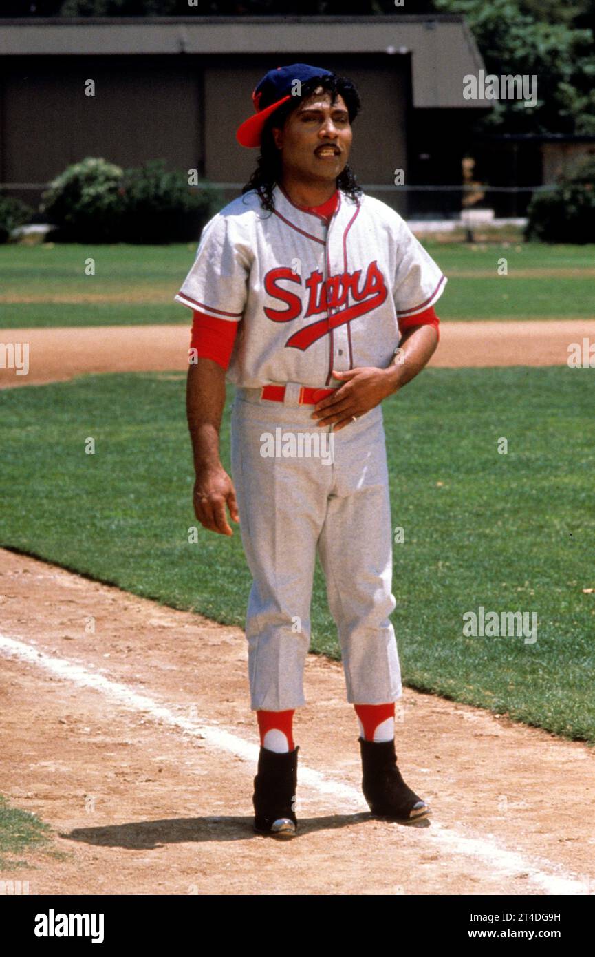 LITTLE RICHARD ; b.1932, American singer and songwriter ;  playing baseball with the Hollywood Stars ;  July 1989 ;  Credit : Lynn McAfee / Performing Arts Images ;  www.performingartsimages.com Stock Photo