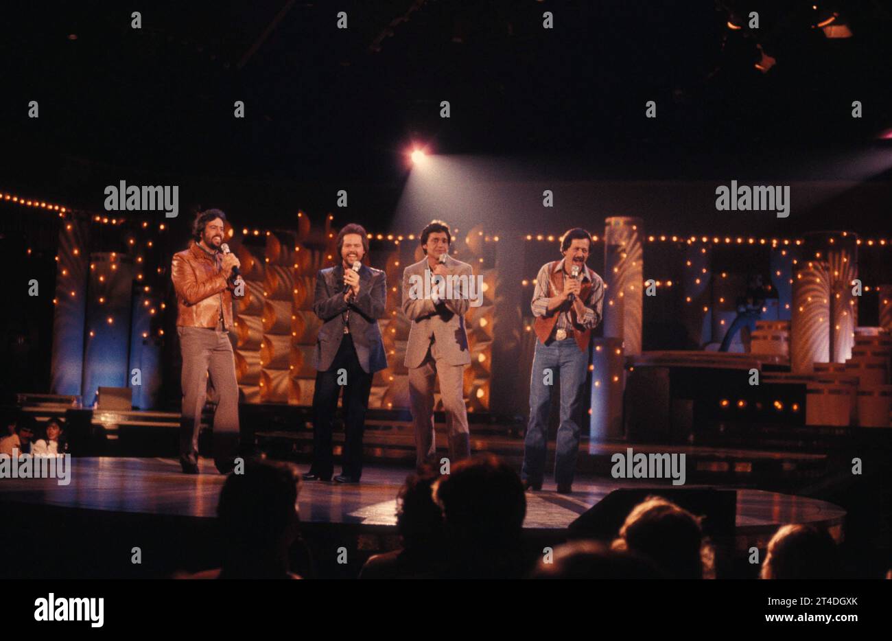 THE OSMOND BROTHERS ;THE OSMONDS ; American family music group who reached the height of their