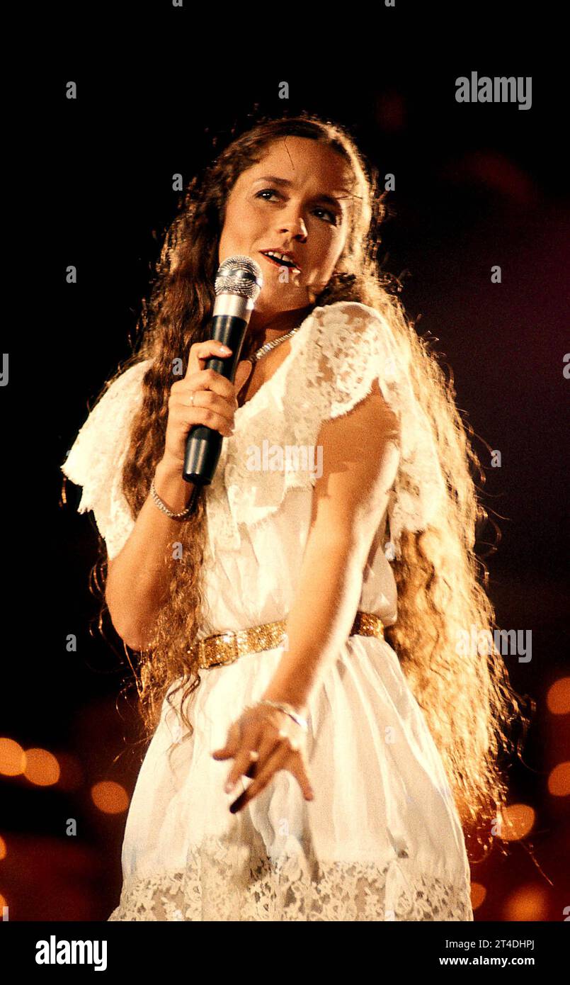 NICOLETTE LARSON ;17 July 1952 - 16 December 1997 American singer best known for her work in the late 1970s with Neil Young ; 1987 ;  Credit: Lynn Mcafee / Performing Arts Images www.performingartsimages.com Stock Photo