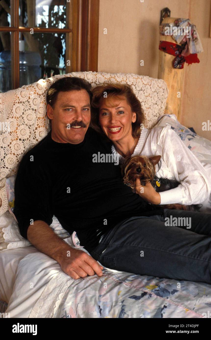 Actor stacy keach wife malgosia hi-res stock photography and images - Alamy