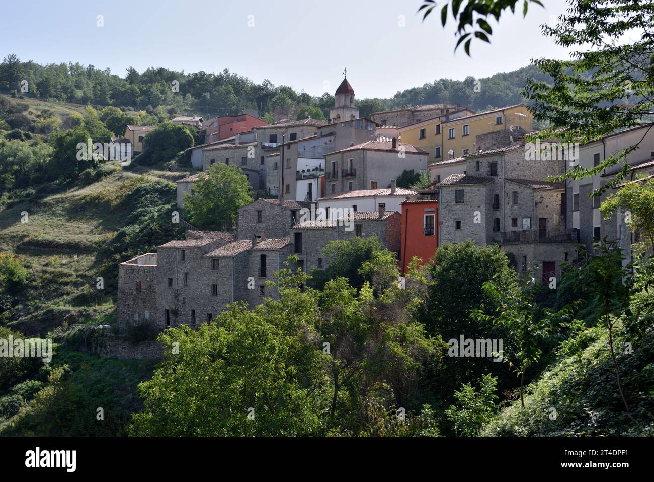 Sasso di Castalda, Basilicata, Italy Stock Photo