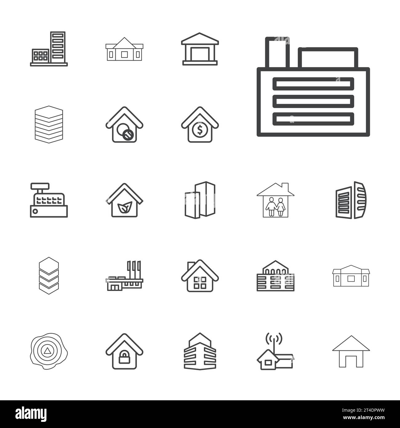 22 real icons Royalty Free Vector Image Stock Vector Image & Art - Alamy