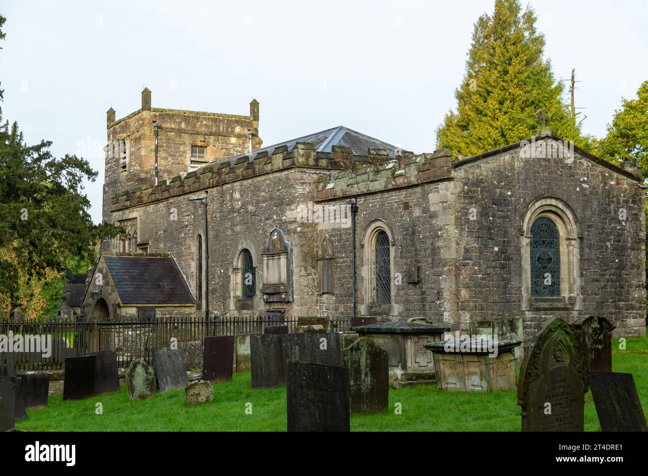 St Mary’s Church, Tissington, Derbyshire, England Stock Photo