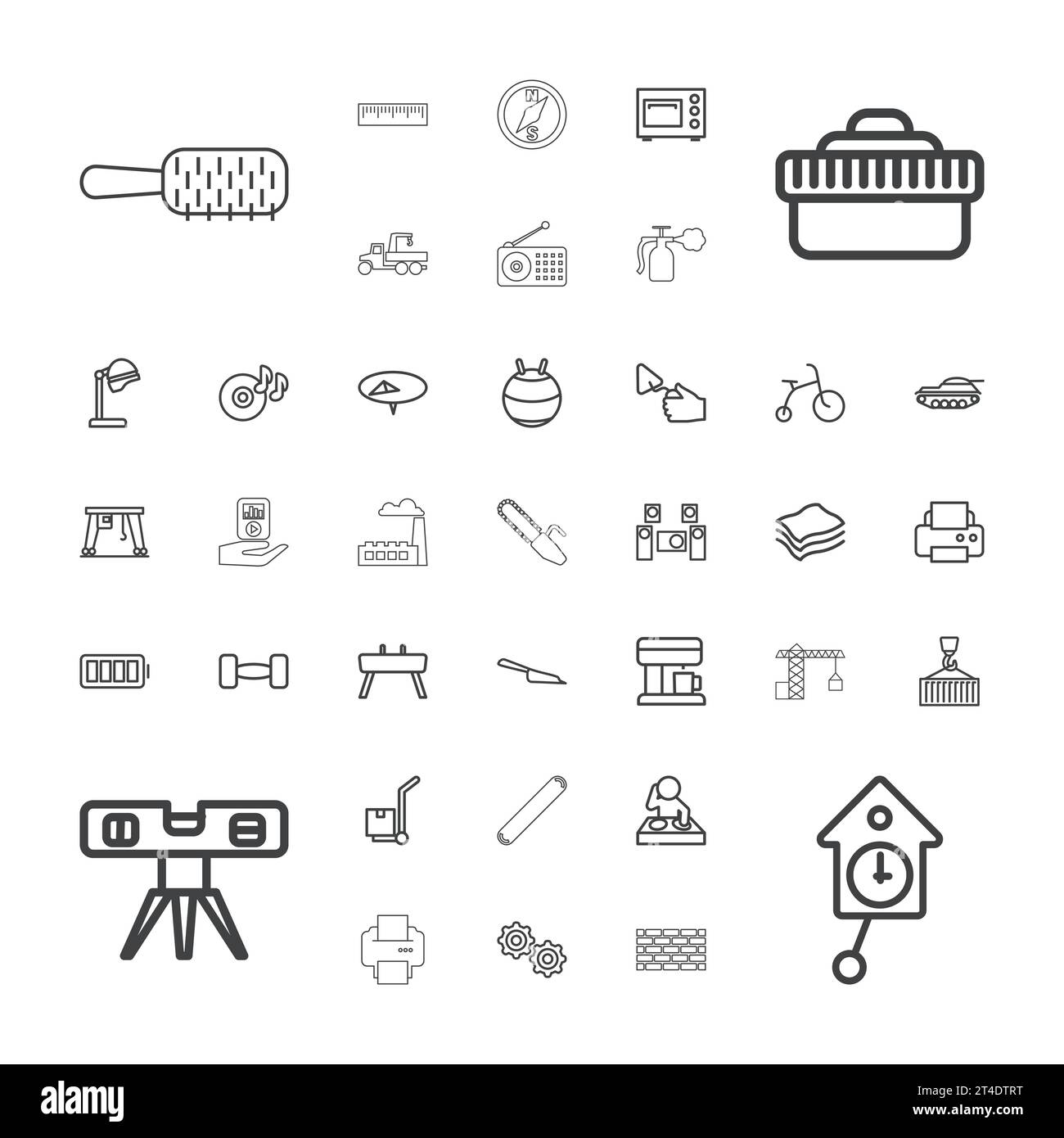 Equipment icons Royalty Free Vector Image Stock Vector Image & Art - Alamy