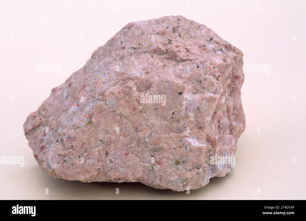 Aplite is an igneous intrusive rock with similar composition as granite but with very fine grains. Sample. Stock Photo