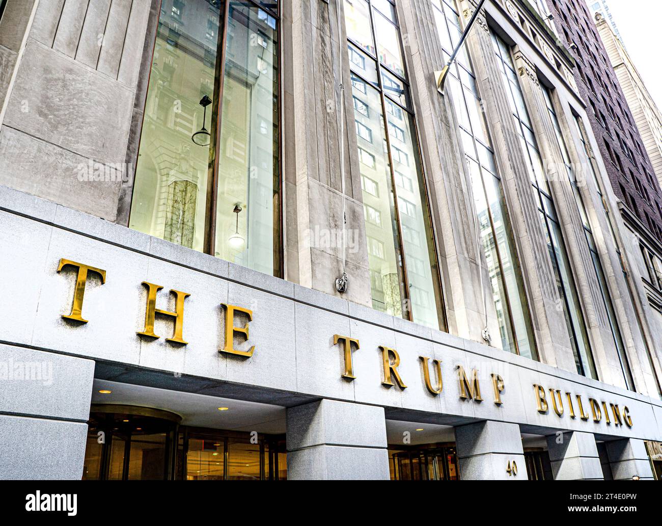 Trump Building, 40 Wall Street, New York City, New York, USA Stock Photo