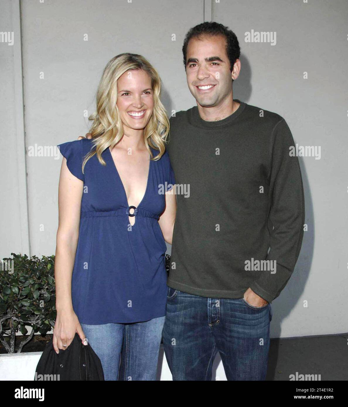 OCTOBER 29th 2023 Tennis legend Pete Sampras reveals his wife actress(01)