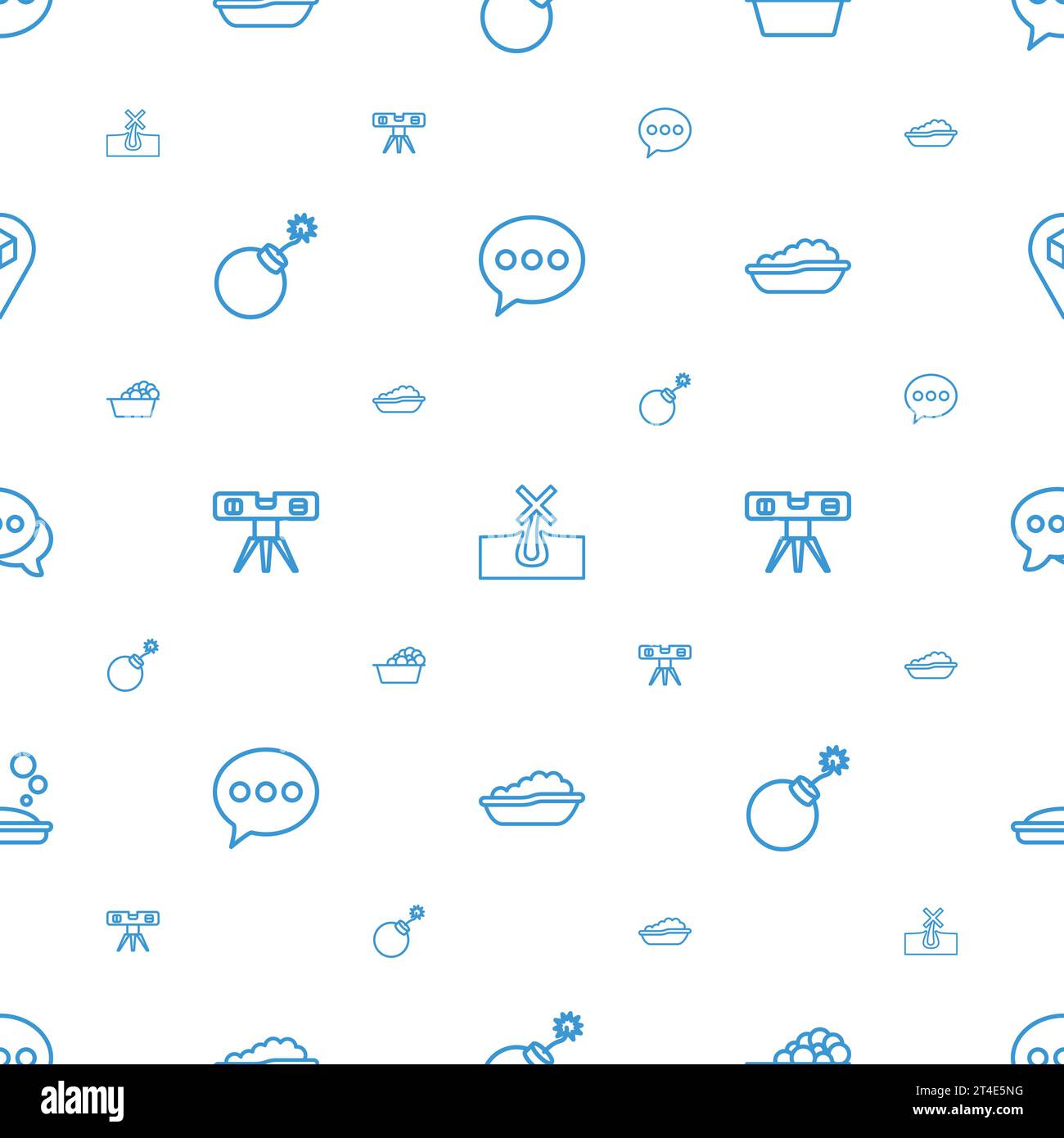 Bubble icons pattern seamless white background Vector Image Stock ...
