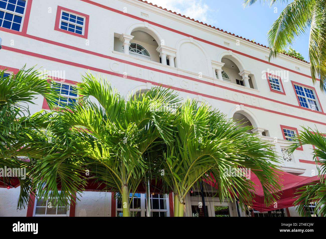 Miami Beach Florida,outside exterior,building front entrance hotel,Collins Avenue,Casa Faena,hotels motels businesses Stock Photo