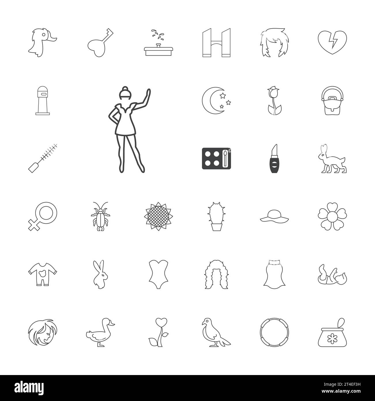 33 beautiful icons Royalty Free Vector Image Stock Vector Image & Art ...