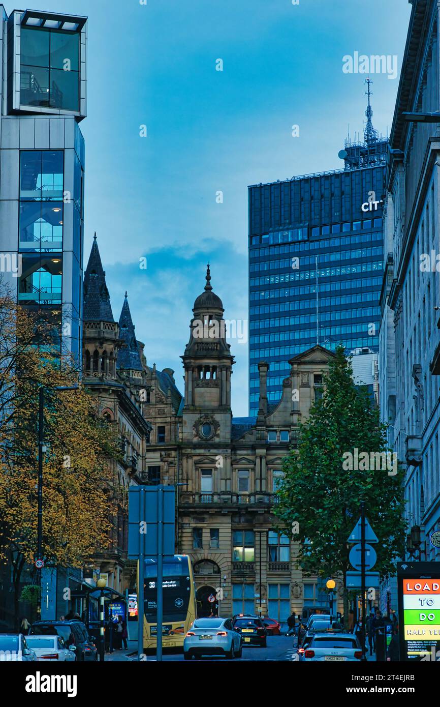 Beautiful view footage taken in Manchester during the day and evening ...
