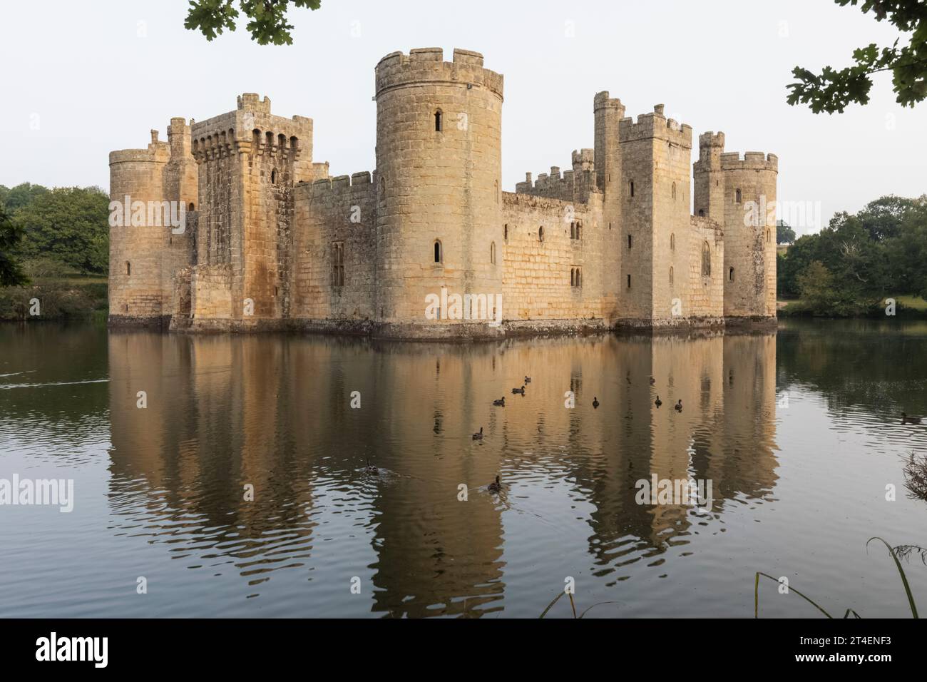 England, Kent, Bodiam, Bodiam Castle Stock Photo - Alamy