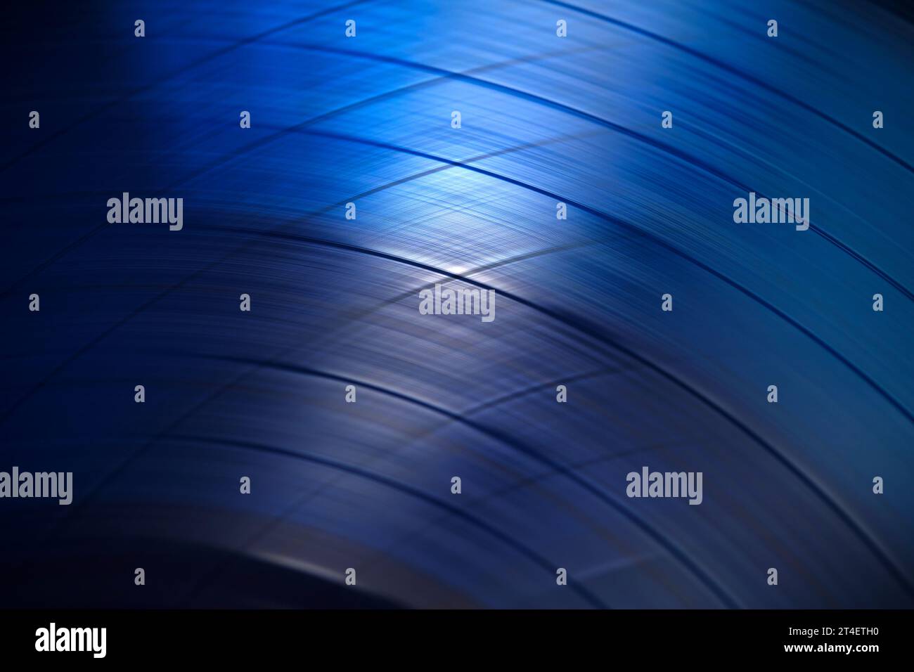 Abstract blue background with smooth lines Stock Photo