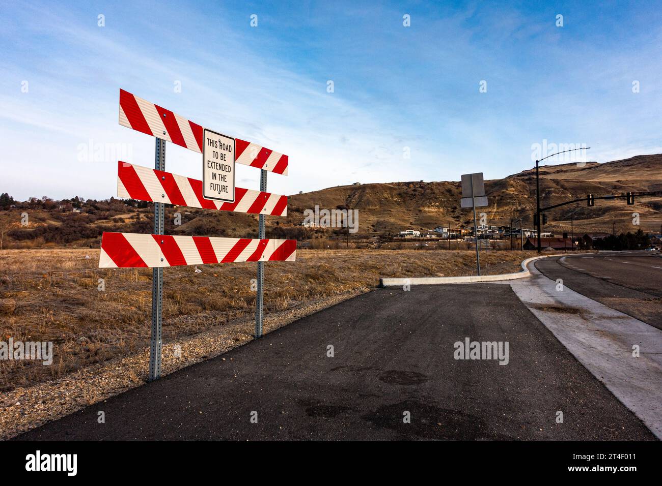 Residential and commercial construction proceeds at a rapid pace, often displacing wildlife , at the Harris Ranch development in Boise, Idaho. Stock Photo