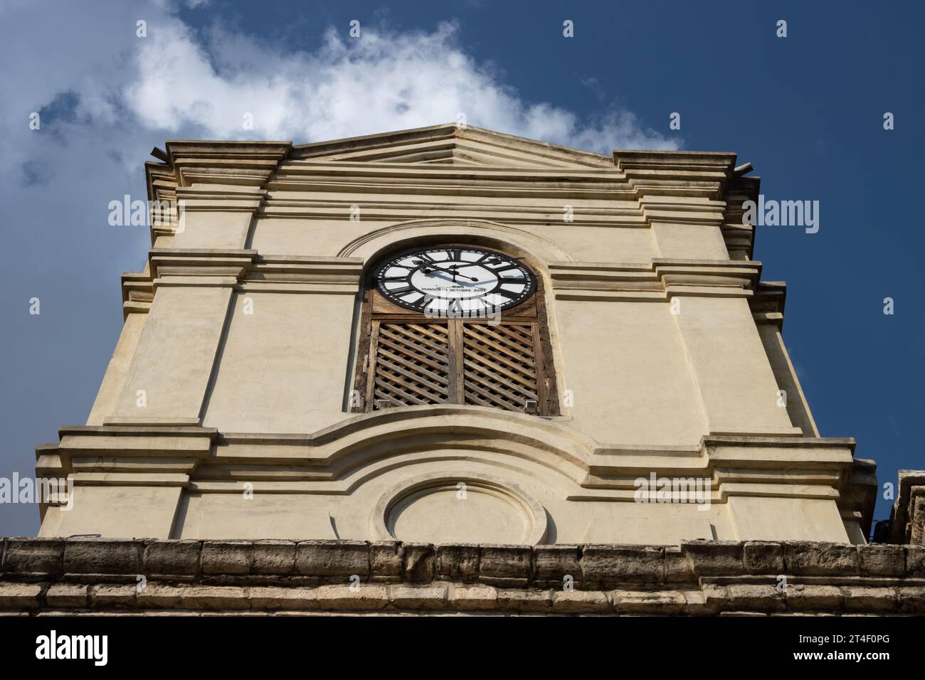 Concrete and stone clock tower hi-res stock photography and images - Alamy