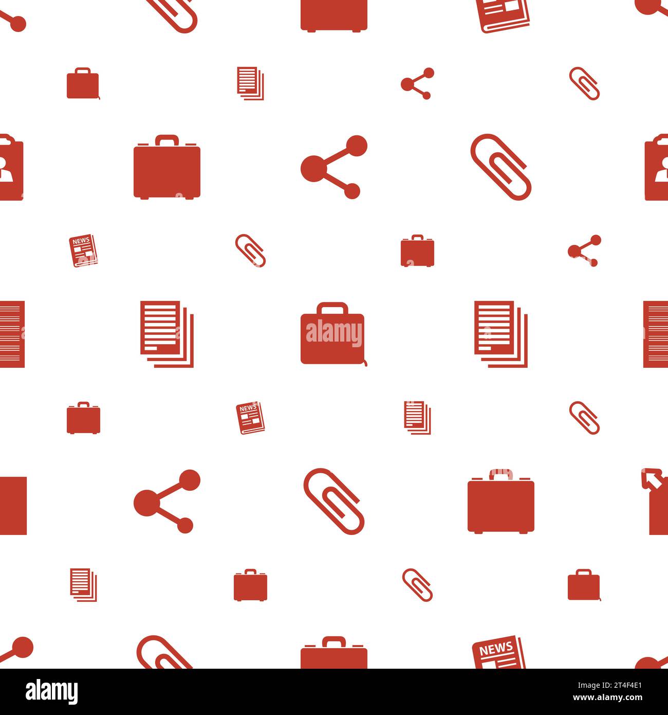 Document icons pattern seamless white background Vector Image Stock ...