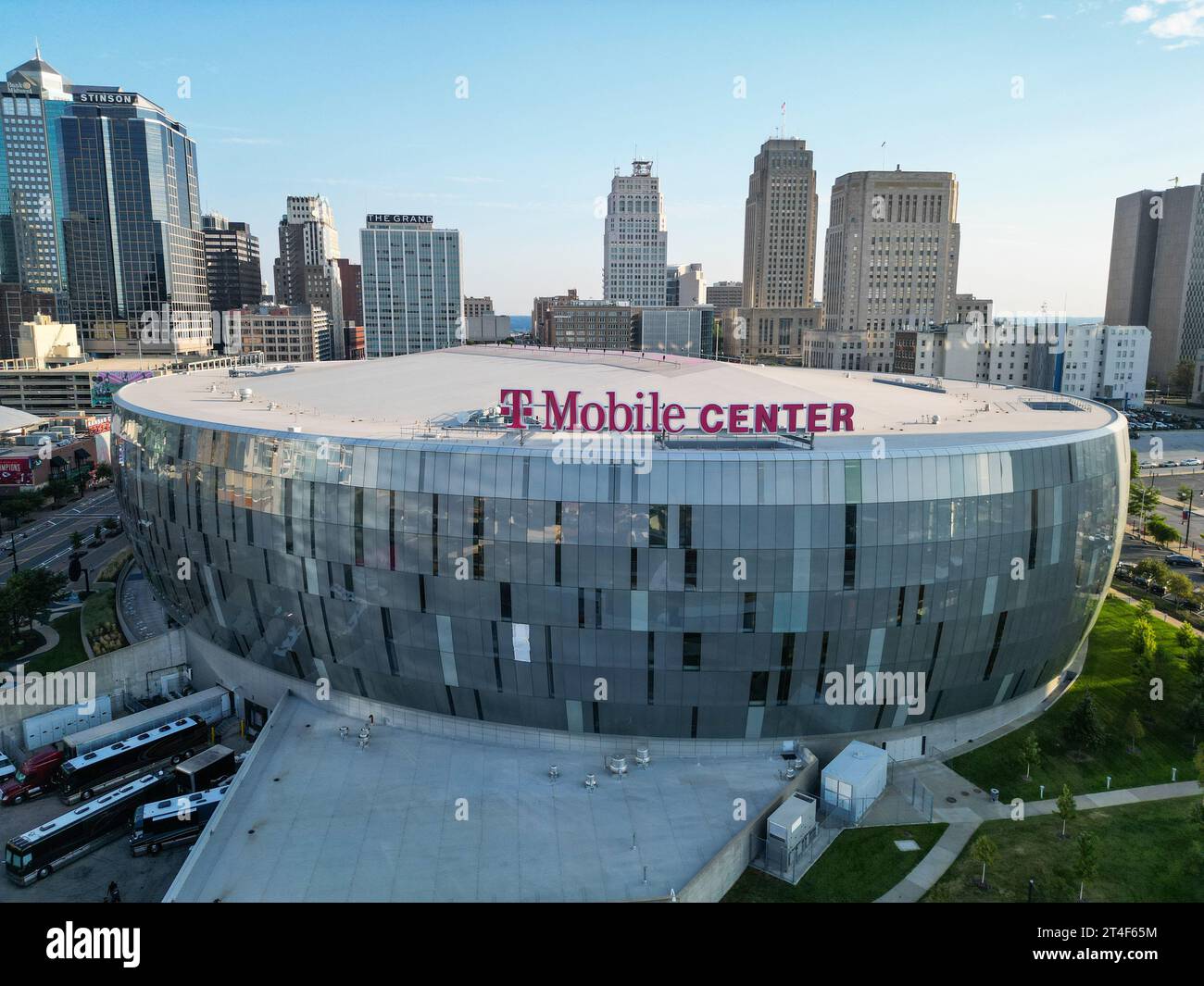 T-Mobile Center, Kansas City, Missouri, USA Stock Photo