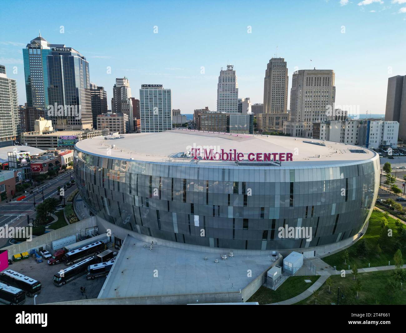 T-Mobile Center, Kansas City, Missouri, USA Stock Photo