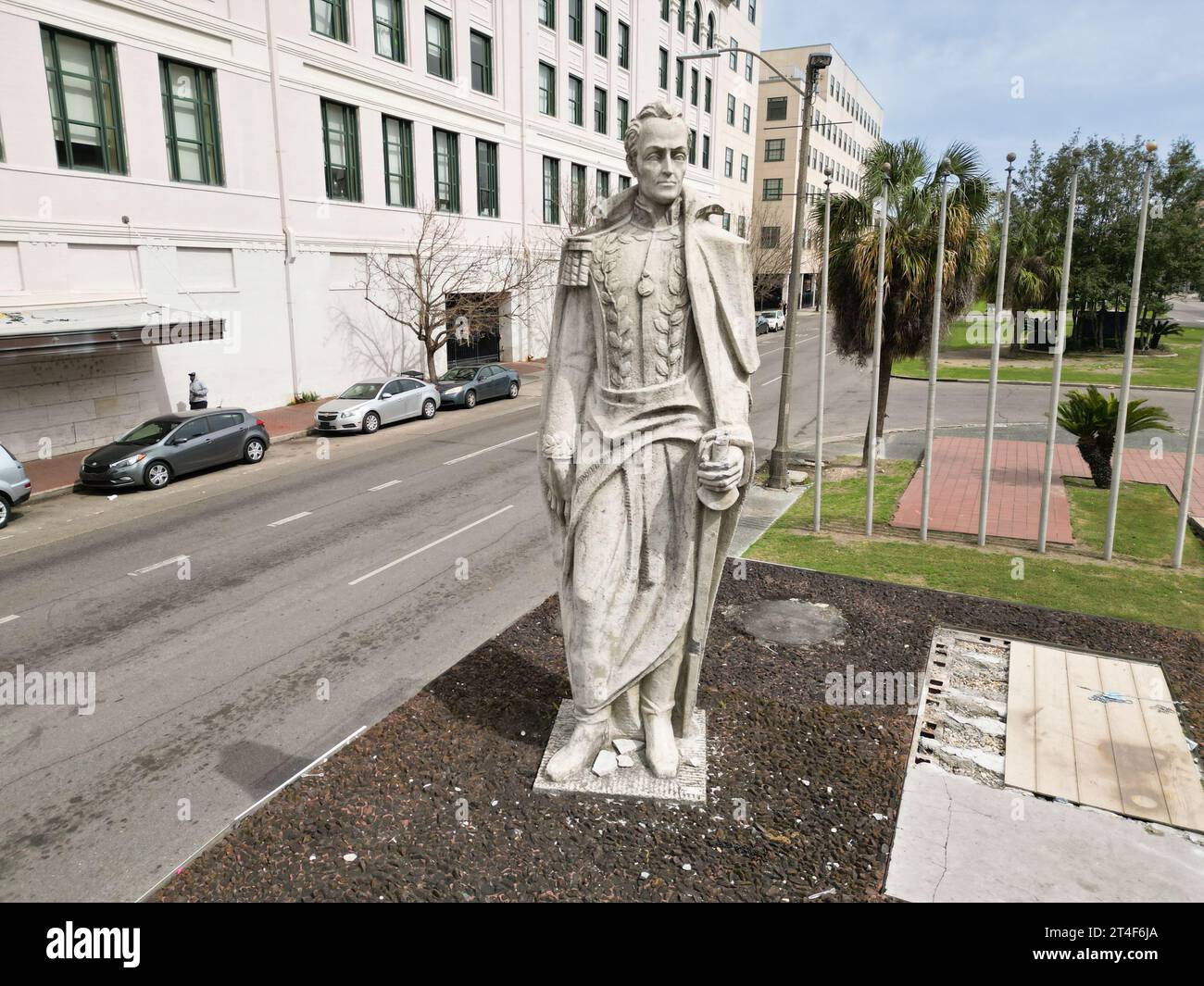 Statue of Simon Bolivar, New Orleans, Louisiana, USA Stock Photo Alamy