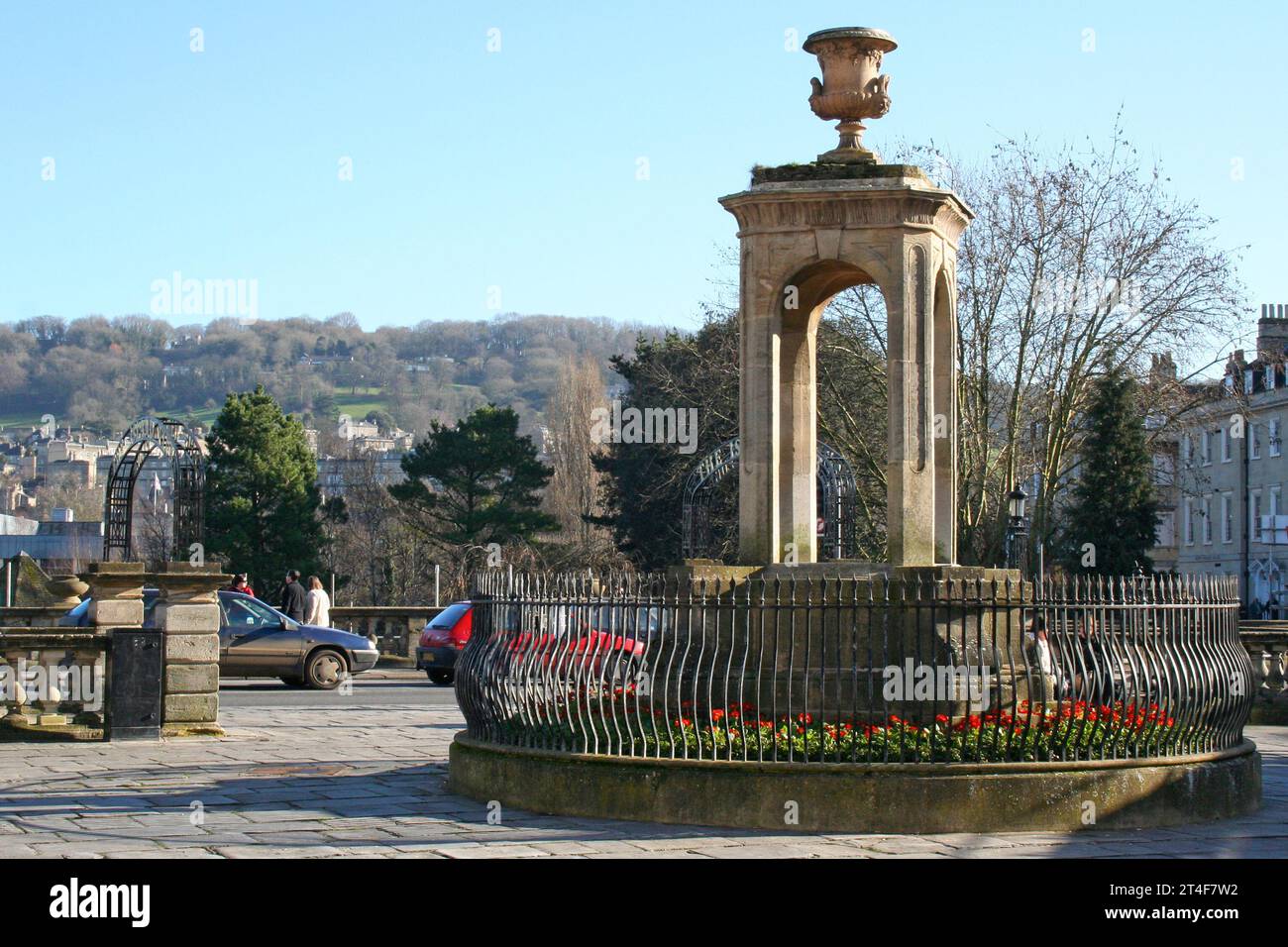 Water fountain bath somerset england hires stock photography and