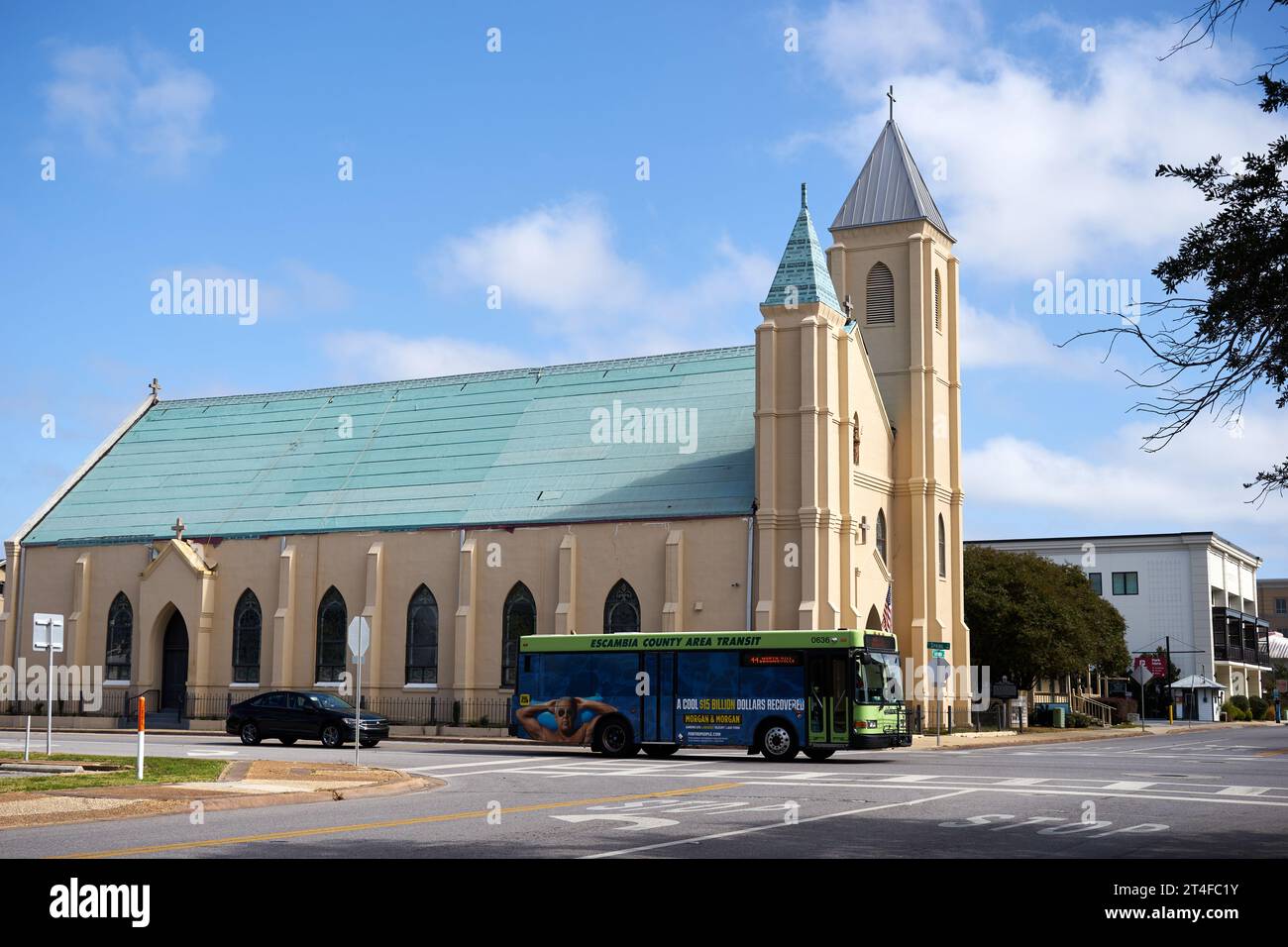 Saint Joseph Catholic Church, a historic landmark in downtown Pensacola